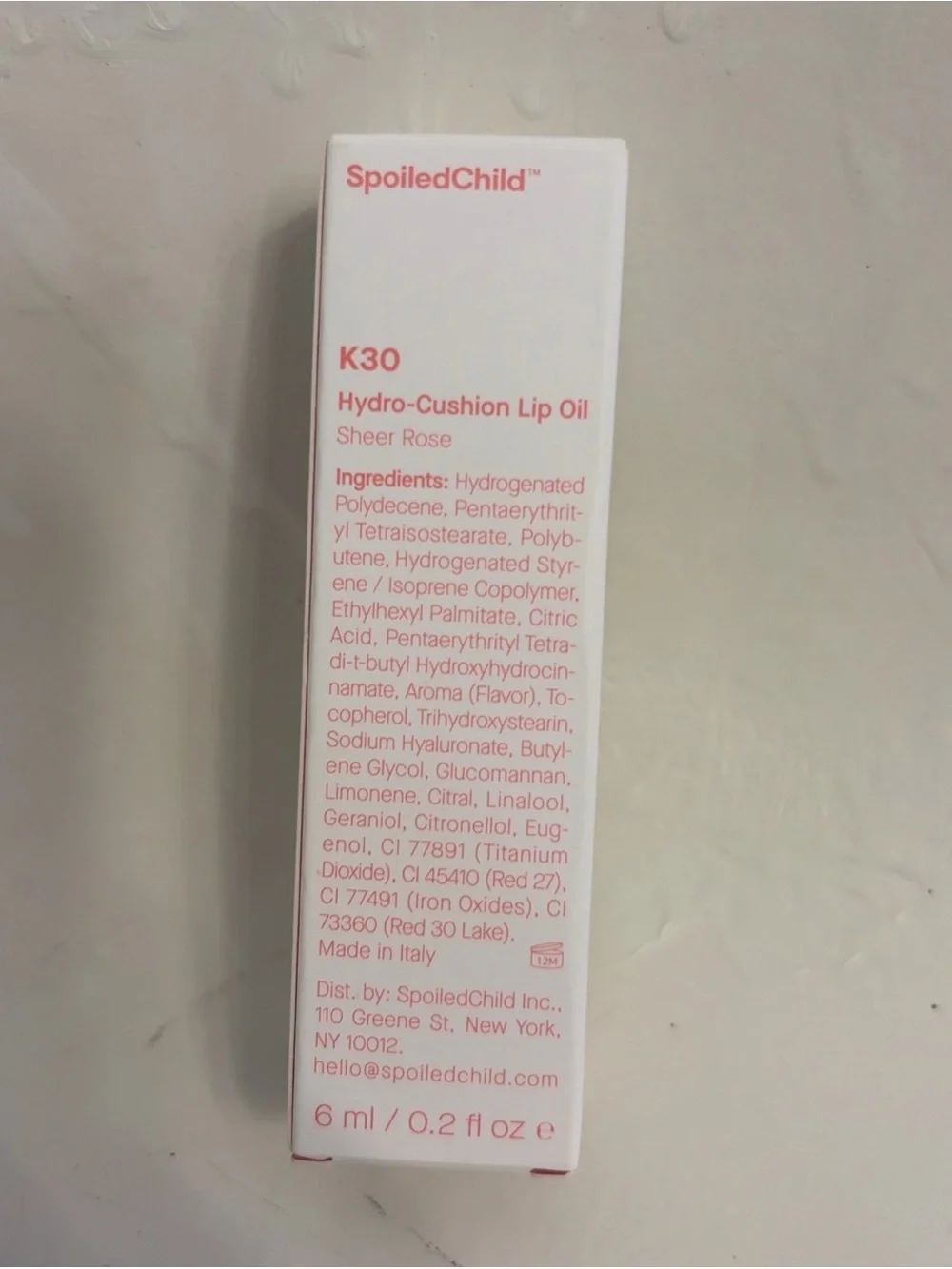 Spoiledchild K30 Hydro Cushion Lip Oil